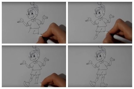 Раскраски золотой ключик или приключения Буратино Пьеро