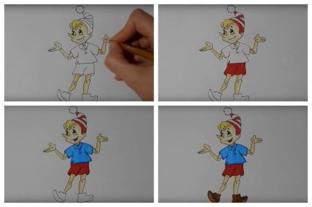 Поэтапные рисунки сказочных героев