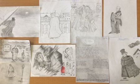 Шинель Гоголь иллюстрации