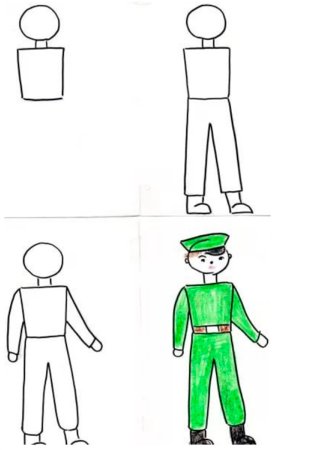 Фигура человека для рисования
