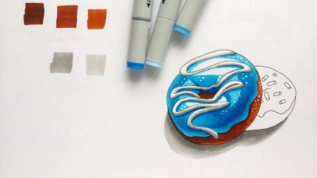 Рисование маркерами для начинающих