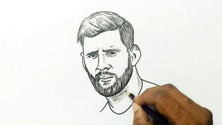 Рисунок Месси легкий