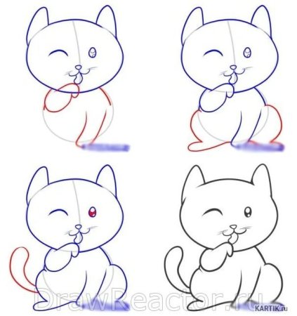 Рисование котенка в старшей группе