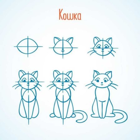 Рисунки цветные легкие