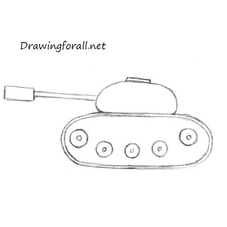 Рисунок танка легкий