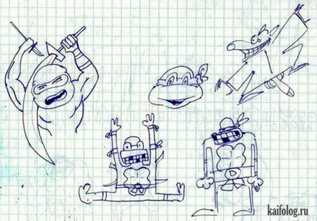 Рисунки ручкой легкие