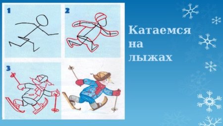 Как нарисовать снеговика п