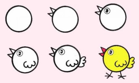 Алгоритм рисования для дошкольников