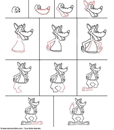 Рисование сказочных героев по схемам