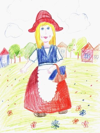 Поэтапное рисование шапки