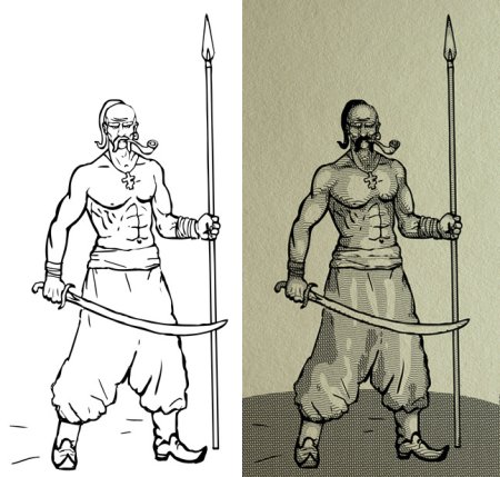 Рисунки Казаков карандашом