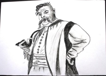 Иллюстрация к произведению Тарас Бульба рисунок