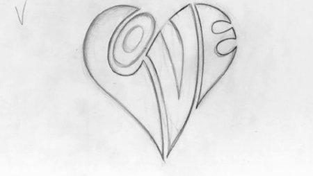 Поцелуй рисунок