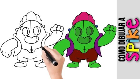 Срисовывать Леона из Brawl Stars