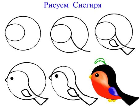 Последовательное рисование для детей