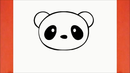 Поэтапное рисование панды