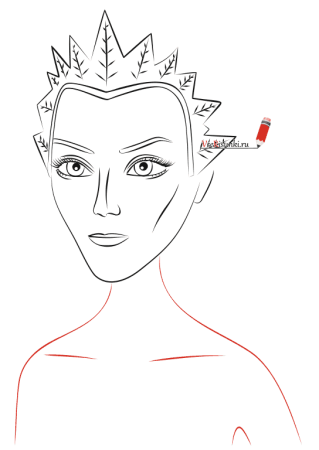 Снежная Королева рисунок