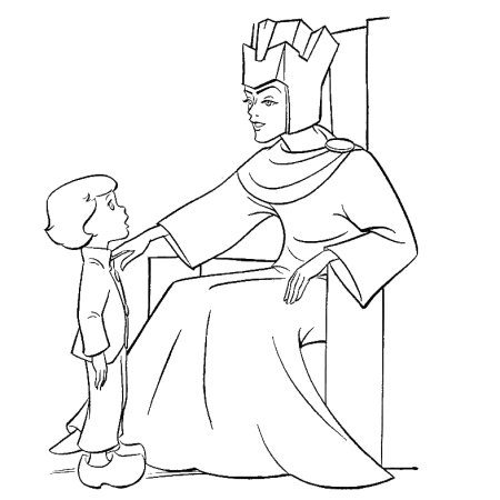 Рисунок к сказке Снежная Королева легкий