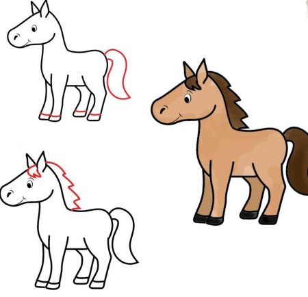 Нарисовать лошадь