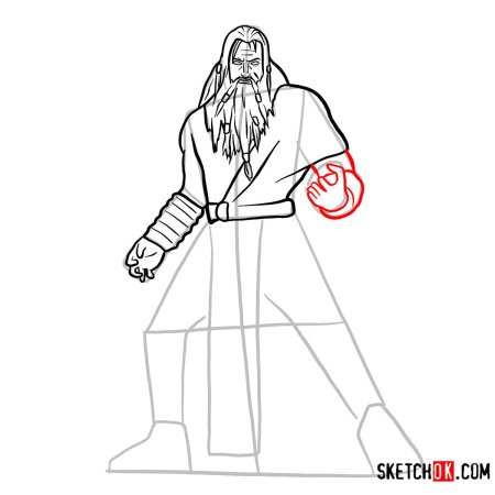 Поэтапное рисование Бога