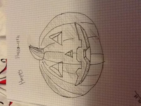 Рисунки на Хэллоуин карандашом