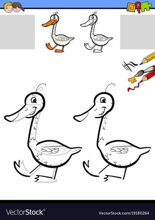Рисование утки