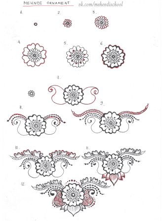 Мехенди схемы для начинающих