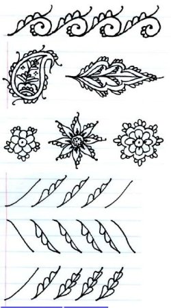 Узоры для рисования для начинающих