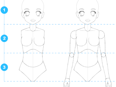 Схема рисования человека