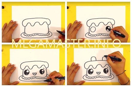 Поэтапное рисование шляпы