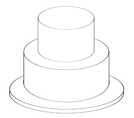 Поэтапное рисование кекса