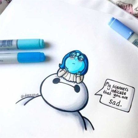 Лёгкие рисунки фломастеромы
