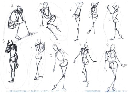 Рисовка лица