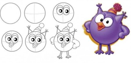 Винни пух нарисовать поэтапно