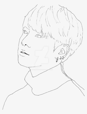 БТС line Art