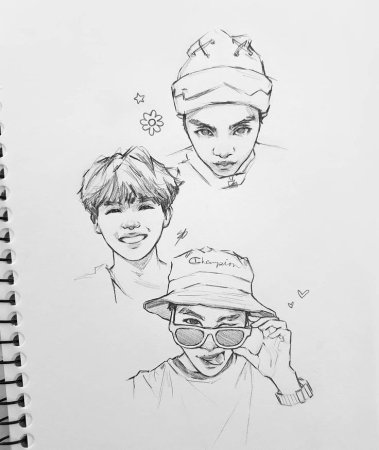 Niki BTS скетчи