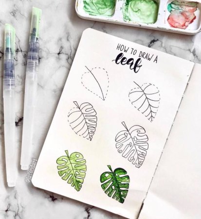 Легкие рисунки для скетчбука