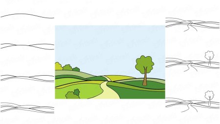 Рисунки моря карандашом для срисовки