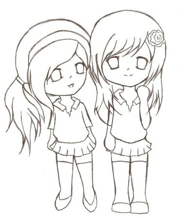 Простые рисунки для подруги