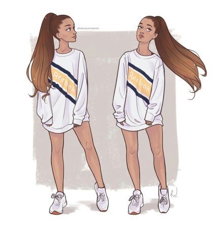 Девушки сзади для срисовки