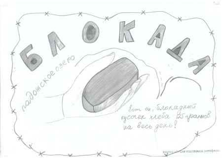 Блокада рисунки конкурса 900 дней