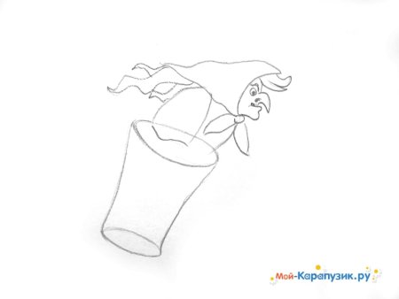 Баба Яга рисунок