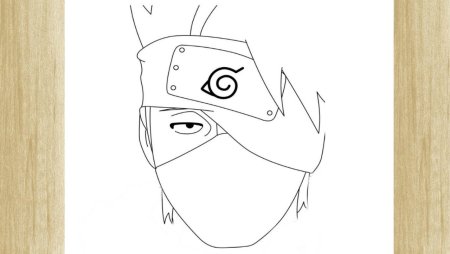 Рисунки карандашом аниме поэтапно Саске