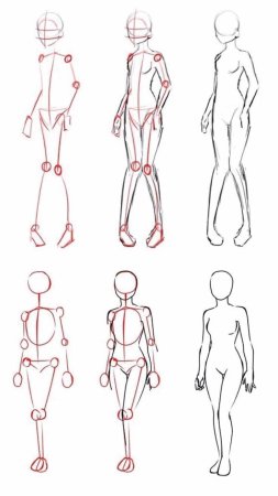 Как рисовать шею