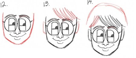 Рисунки для срисовки Гарри Поттер легкие