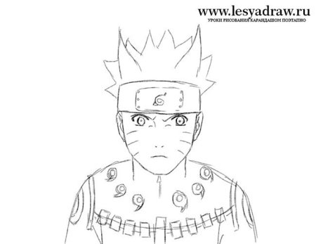 Повязка Наруто для срисовки