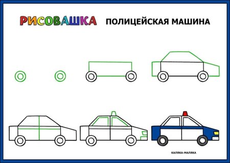 Нарисовать поэтапно Бугатти Вейрон