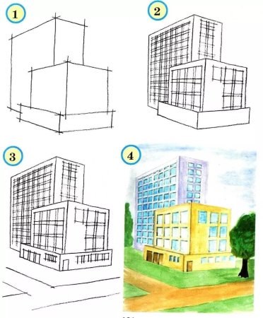 Рисуем дельфина поэтапно