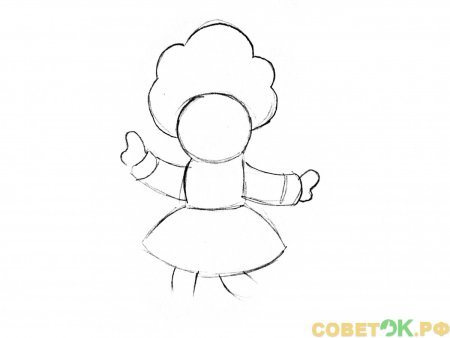 Рисование Снегурочки