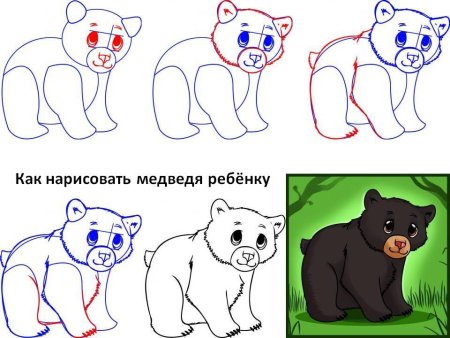 Рисование животные севера